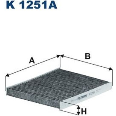 FILTRON Filter, Innenraumluft | K 1251A