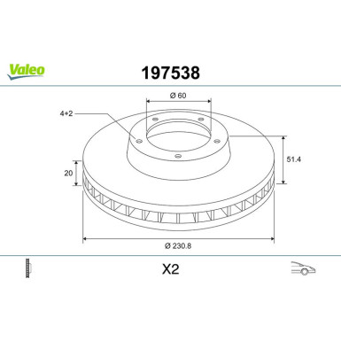 VALEO Motorkühler | 231267