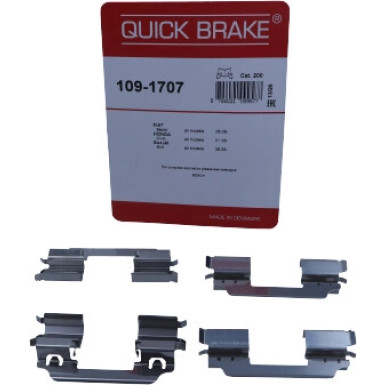 391-1707 Montagesatz f.Bremsklötze | SUZUKI SX4,FIAT Sedici | 109-1707