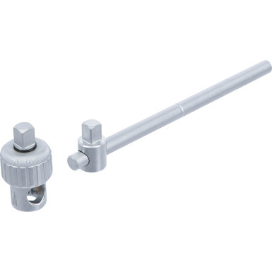 BGS Steckschlüssel-Adapter mit Ratschenfunktion | mit Gleitgriff | Abtrieb 12,5 mm (1/2"""") | 71047