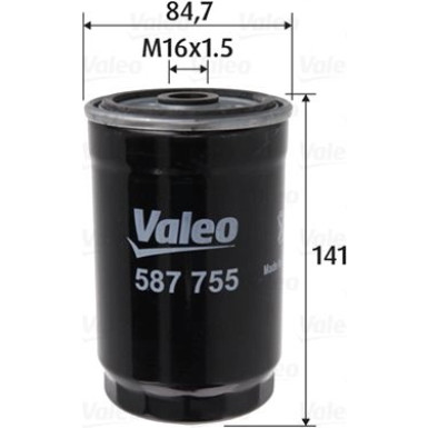 VALEO Kraftstofffilter | 587755