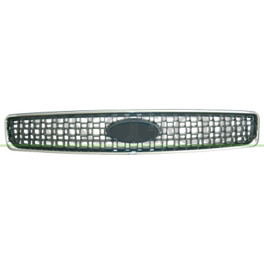 KÜHLERGRILL SCHWARZ/CHROM FORD FUSION 10,05-12,12 Premium 2715,403,3