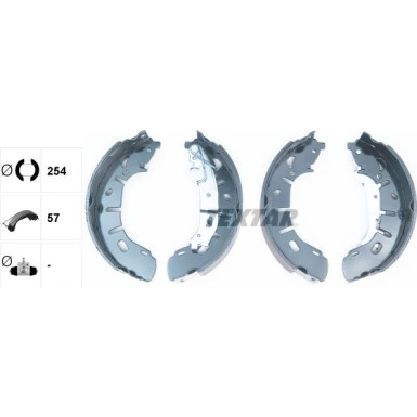 91079300 Bremsbackensatz 91079300 Bremsbackensatz