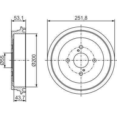 Bremstrommel | TOYOTA | 0 986 477 296 Bremstrommel | TOYOTA | 0 986 477 296