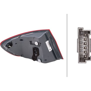 HECKLEUCHTE HELLA | BMW 5ER F10 LIM 09-16 | 2SD 011 144-321 HECKLEUCHTE HELLA | BMW 5ER F10 LIM 09-16 | 2SD 011 144-321