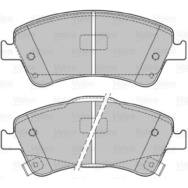 VALEO Bremsbeläge 601058