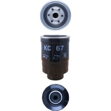 MAHLE Kraftstofffilter | KC 67