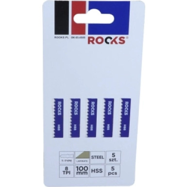 T127D Blatt für Stiche Hss, Typ T, Metall & Verbundstoff, 8 Tpi X 100 mm, Set 5 Stk. T127D Blatt für Stiche Hss, Typ T, Metall & Verbundstoff, 8 Tpi X 100 mm, Set 5 Stk.