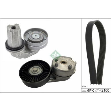 INA Keilrippenriemensatz 529 0422 10