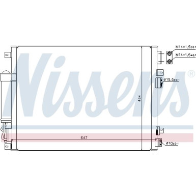Kondensator PKW CHRYSLER 300 C 04 FIRST FIT 94874