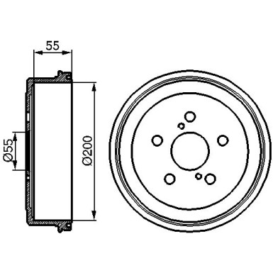Bremstrommel | TOYOTA Carina E | 0 986 477 139 Bremstrommel | TOYOTA Carina E | 0 986 477 139