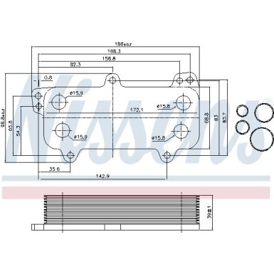 Ölkühler PKW VW Touareg 02 FIRST FIT 90684