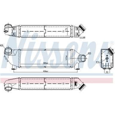 Ladeluftkühler PKW | FORD TRANSIT VII 00 | 96733