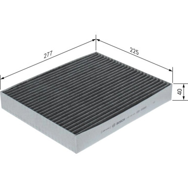 Aktivkohleinnenraumfilter | FORD Focus,Kuga,FORD USA 18 | 1987435619