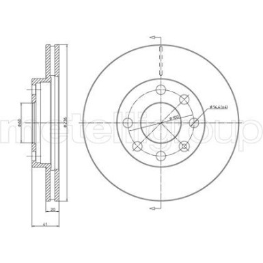 CIFAM Bremsscheibe 800-096