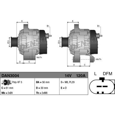 DAN3004 Generator DAN3004 Generator