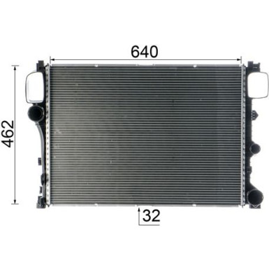 MAHLE Kühler, Motorkühlung CR 860 000P