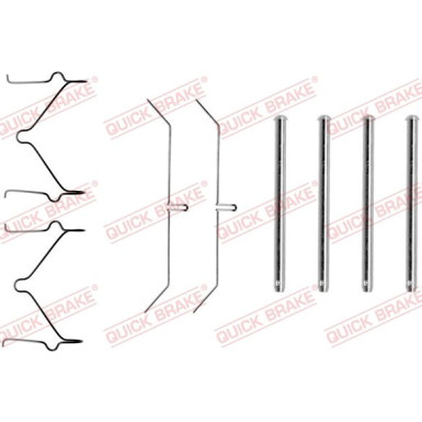 391-1129 Montagesatz f.Bremsklötze | TOYOTA Hilux,Landcruiser,VW 80 | 109-1129