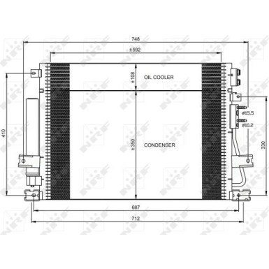 Kondensator, Klimaanlage EASY FIT 35966