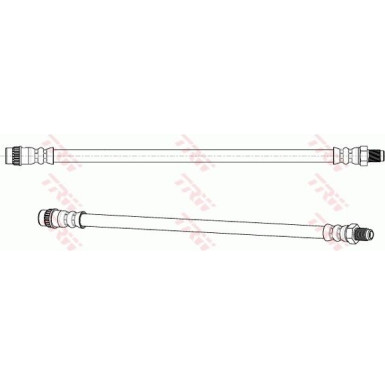 Bremsschlauch | RENAULT 19 II Chamade 1.7 93-95 | PHB407