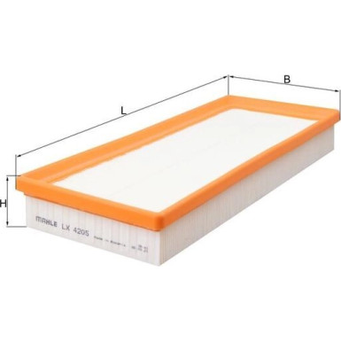 MAHLE Luftfilter | LX 4205
