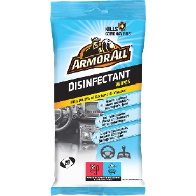 E303296600 Armor All 2-in1 Desinfektionstücher 20 Stk.