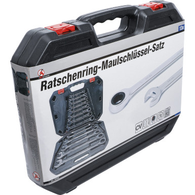 BGS Ratschenring-Maulschlüssel-Satz SW 8 - 32 mm 13-tlg BGS Do it yourself 30006