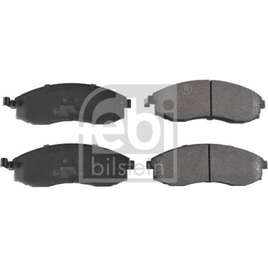 FEBI BILSTEIN Bremsbelagsatz, Scheibenbremse | 116322