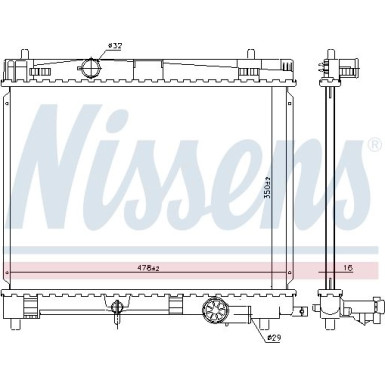 Wasserkühler PKW | Toyota Yaris 05 | 646859