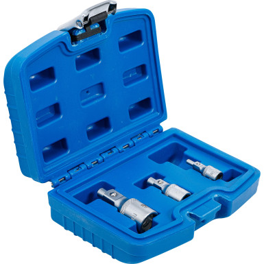 BGS Verlängerungs-Satz mit Magnethalter | 6,3 mm (1/4"""") / 10 mm (3/8"""") / 12,5 mm (1/2"""") | 3-tlg | 198