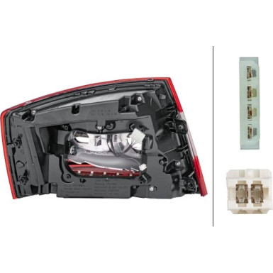 HECKLEUCHTE HELLA | SKODA OCTAVIA LIM 12-21 | 2SK 012 881-061 HECKLEUCHTE HELLA | SKODA OCTAVIA LIM 12-21 | 2SK 012 881-061