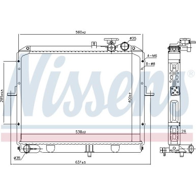 Wasserkühler PKW | KIA K-SERIE 2.5 TCI 01 | 66646