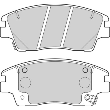 VALEO Bremsbeläge 302701