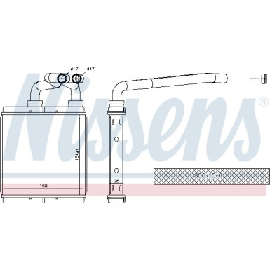 Heizkühler PKW | Opel Agila (B) 07 | 73675