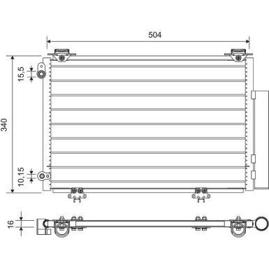 KONDENSATOR, KLIMAANLAGE VAL812724