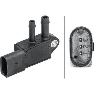 HELLA Sensor, Abgasdruck | 6PP 009 409-231