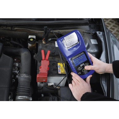 BGS Digitaler Batterie- und Ladesystem-Tester | mit Drucker | 2133