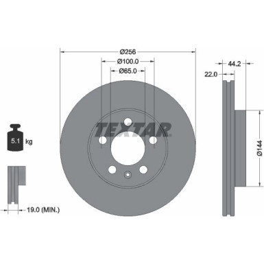 Bremsscheibe | 92303803