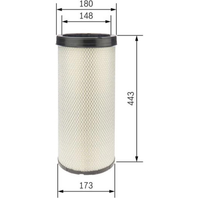 F 026 400 277 Sekundärluftfilter