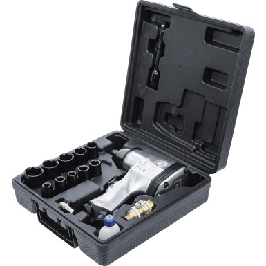 BGS Druckluft-Schlagschrauber mit Werkzeugsatz | 12,5 mm (1/2"""") | 312 Nm | 16-tlg | 3211