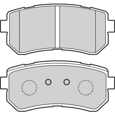 VALEO Bremsbeläge 302726