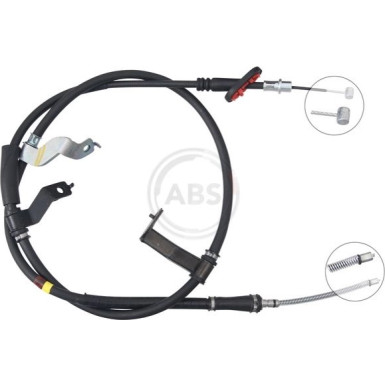 A.B.S. Handbremsseil Seilzug Festellbremse K17508