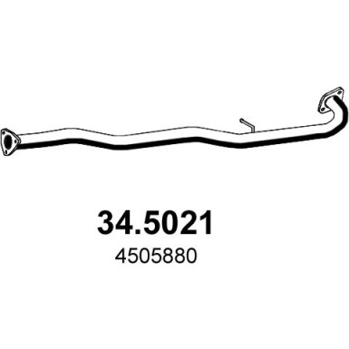 Abgasrohr | OPEL Antara 06 | 34.5021