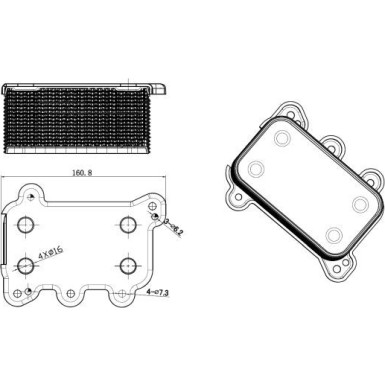 Ölkühler, Motor“L 31850