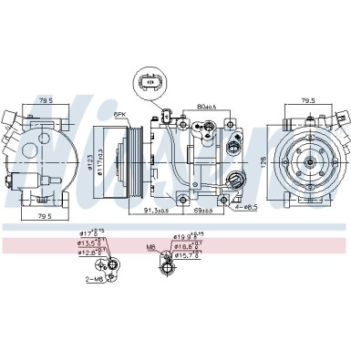 Kompressor PKW Hyundai Genesis Coupe 08 FIRST FIT 890230