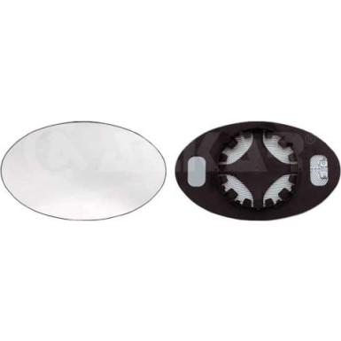 ALKAR Spiegelglas, Außenspiegel 6433952