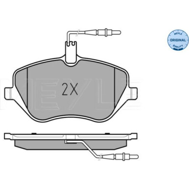 Bremsbelagsatz Peugeot S. 407 04- Mit Sensor | 025 241 3317/W