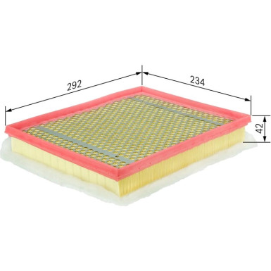 Luftfilter | OPEL Astra,Zafira | F 026 400 013