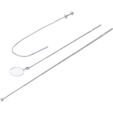 BGS Magnetheber- / Krallengreifer- und Inspektionsspiegel-Satz 3-tlg BGS Do it yourself 6874