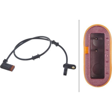 HELLA Sensor, Raddrehzahl HELLA Sensor, Raddrehzahl